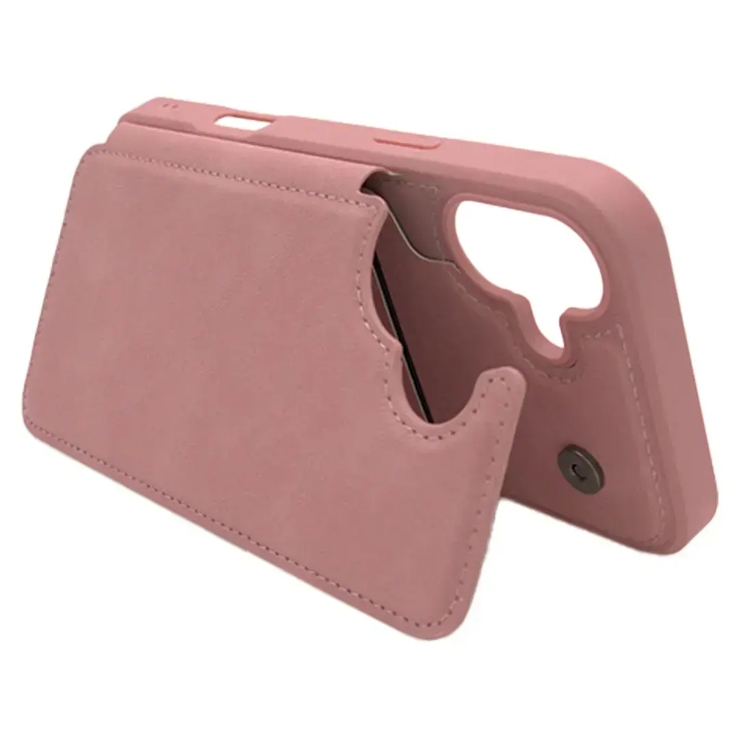 iPhone 17 Air Modern Card Holder Case Pink