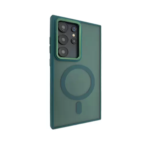 Samsung S24 Ultra MagSafe Cam Smoke Twotone Eco Dark Green