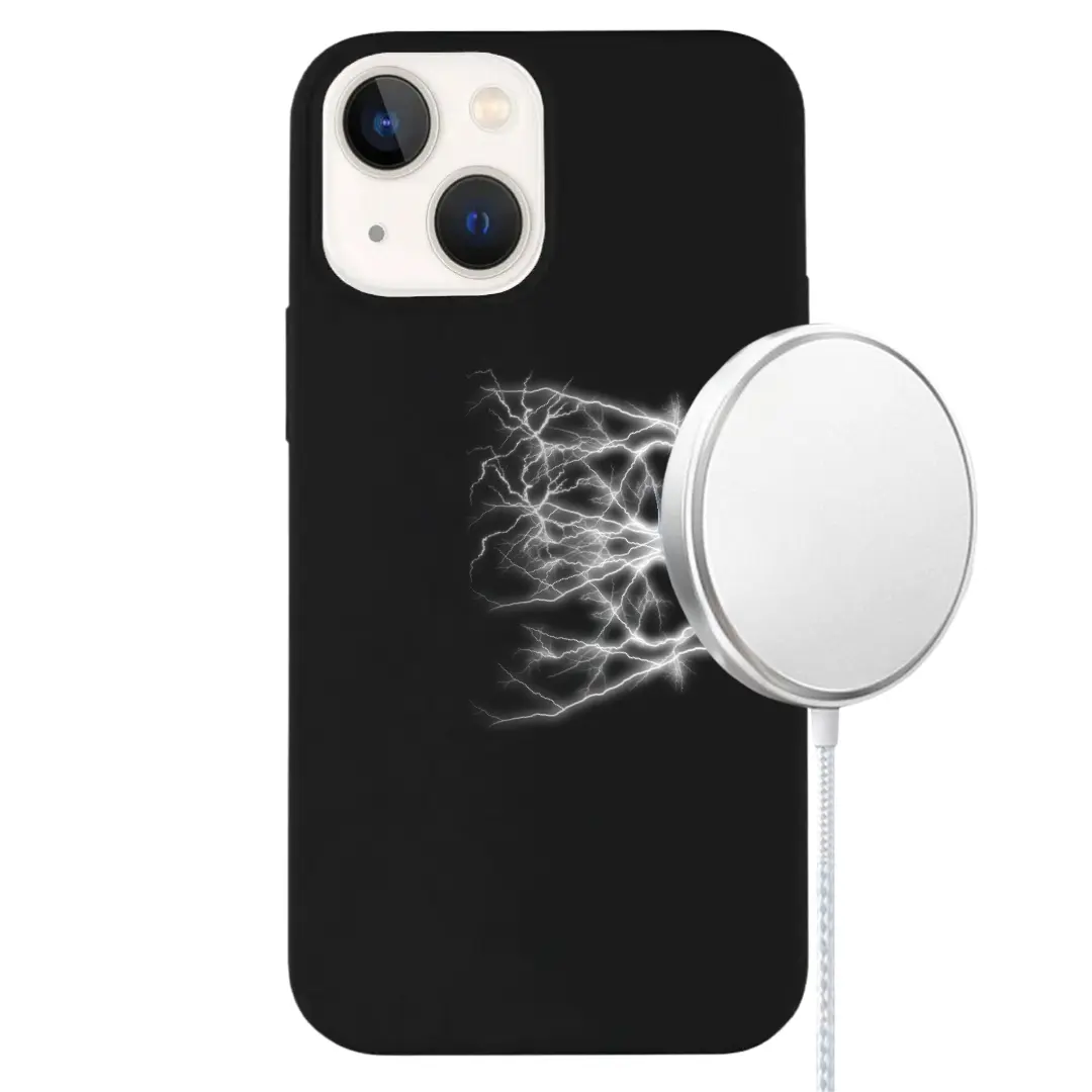 iPhone 15/iPhone 14/iPhone 13 MagSafe Soft Touch Case Black