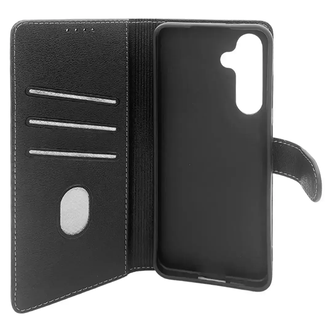 Samsung Galaxy S25 Ultra PU Leather Wallet Case Black