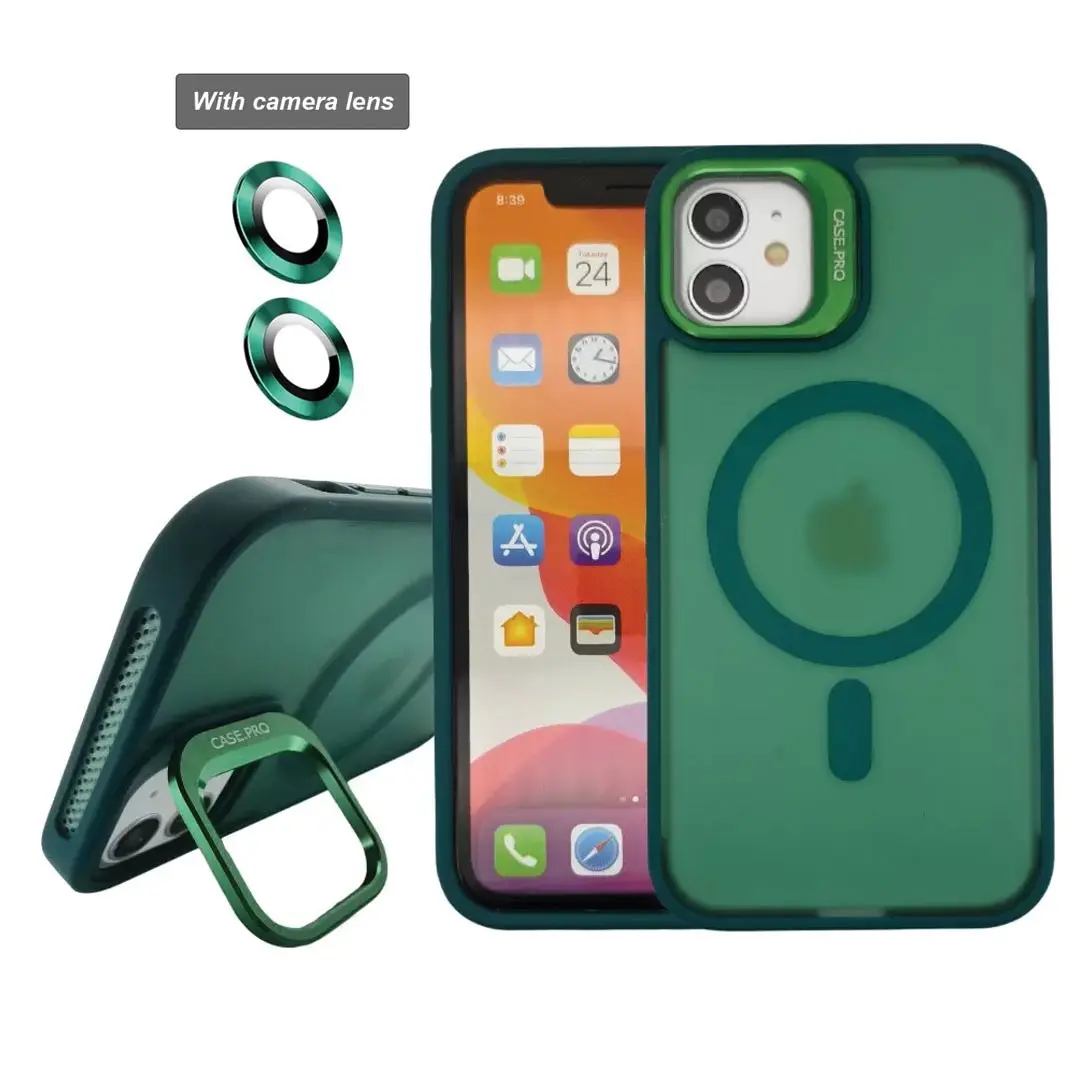 iPhone 11 MagSafe Smoke Camera Stand Green