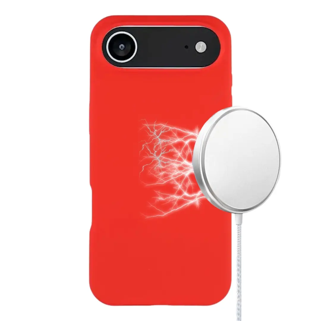iPhone 17 Air MagSafe Soft Touch Case Red