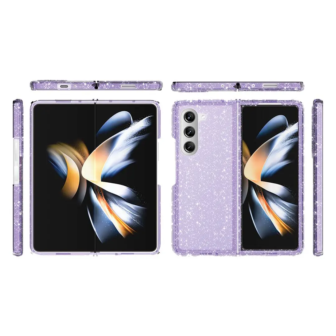 Samsung Galaxy Z Fold 6 Fleck Glitter Case Purple