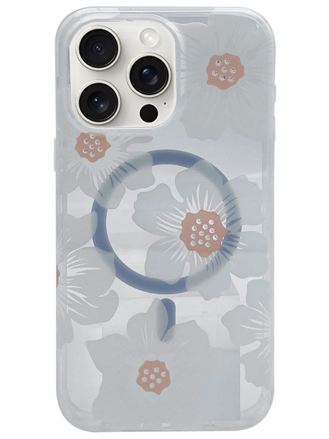 iPhone 15 Pro Max Designed Case MagSafe Serene Blossoms