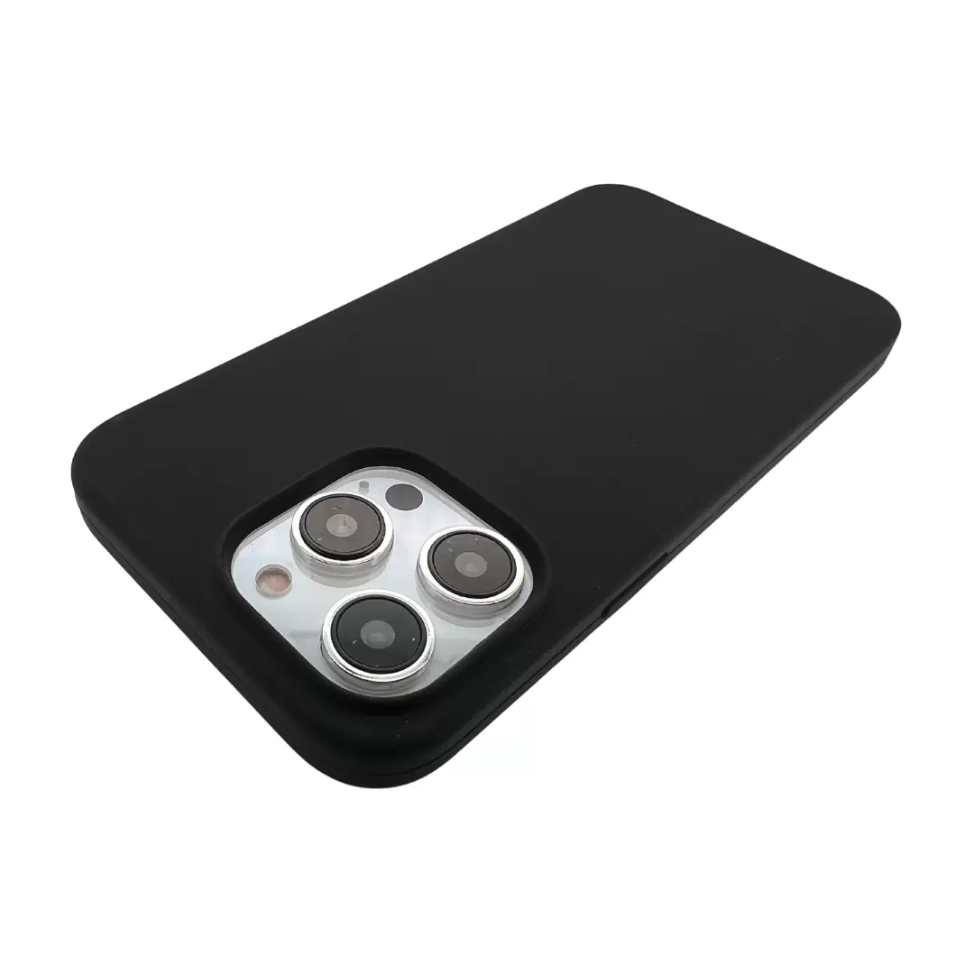 iPhone 15 Plus Soft Touch Silicone Black