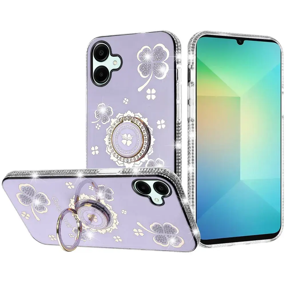 iPhone 17 Bling Diamond Lucky Case Light Purple