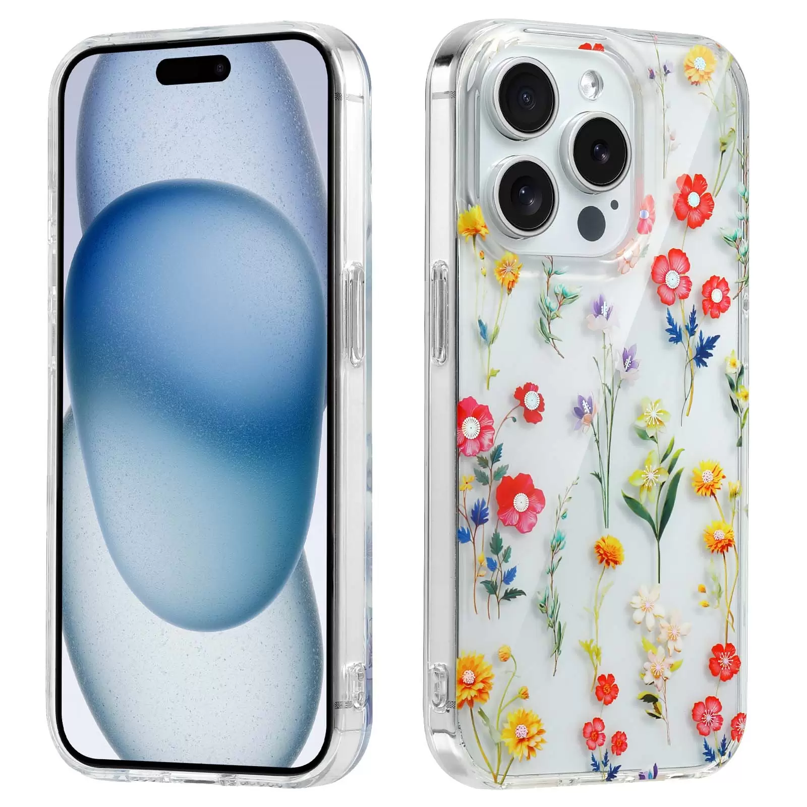 iPhone 16 Designed Case Flower Garden