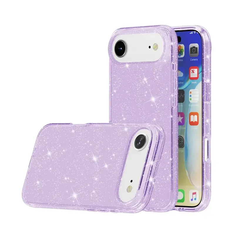 iPhone 17 Air Fleck Glitter Case Purple