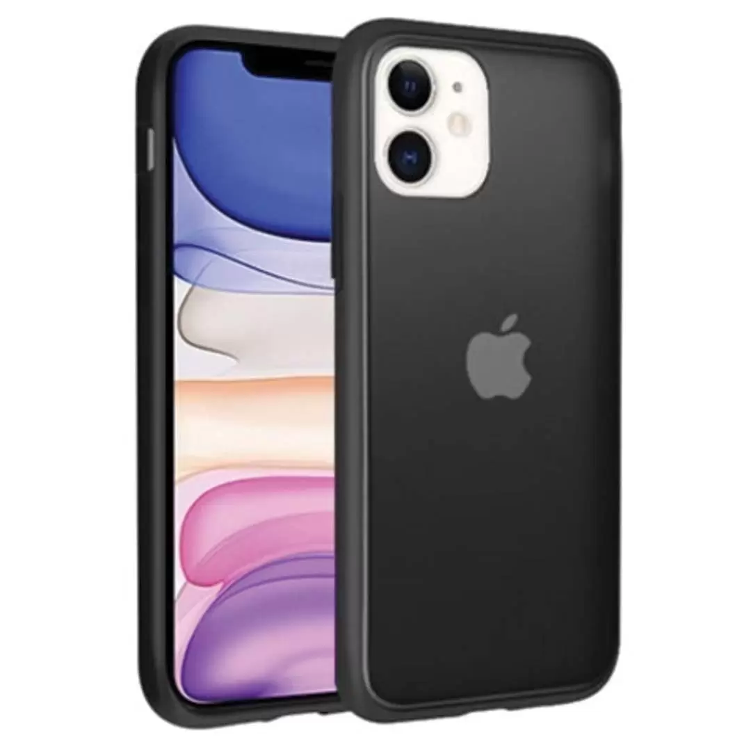 iPhone 11 Pro Max Smoke Transparent Twotone Black