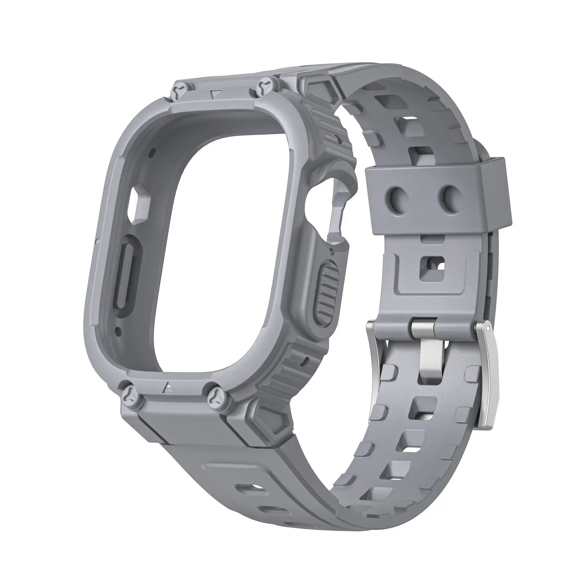 Apple Watch Integrated Silicone Strap Dark Gray -42-44-45-46-49mm