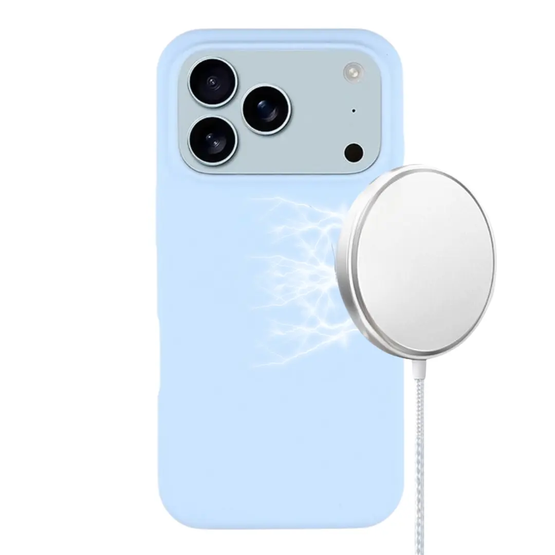 iPhone 17 Pro MagSafe Soft Touch Case Sky blue