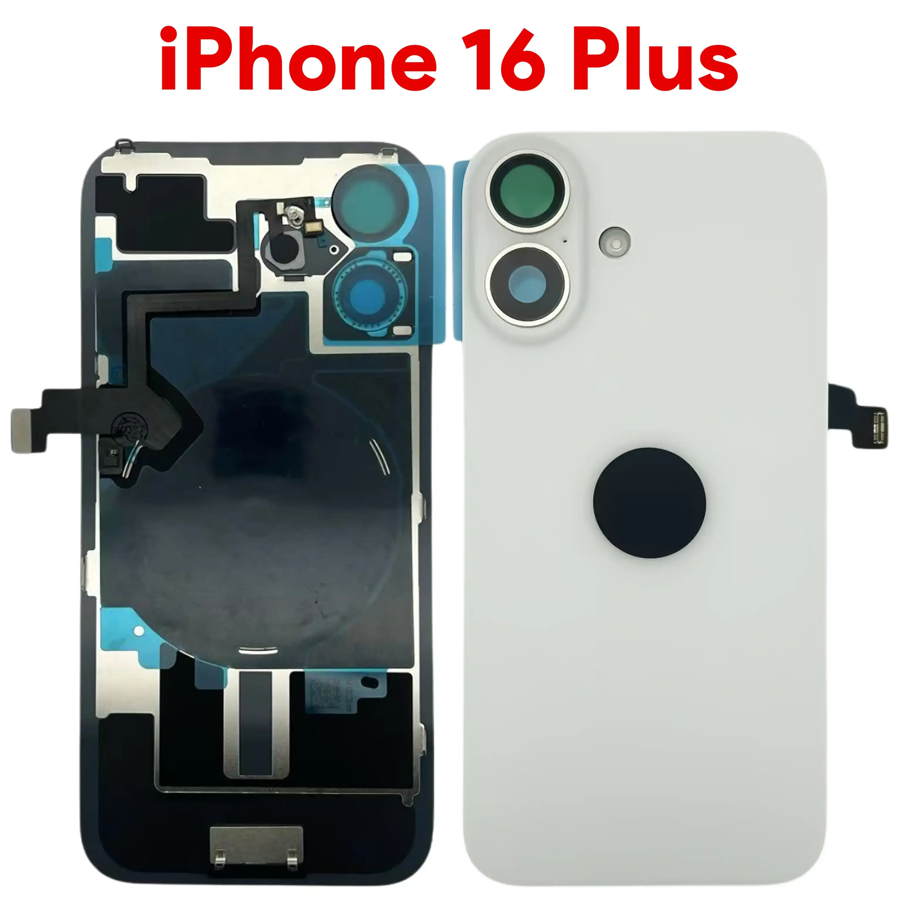 iPhone 16 Plus Back Glass White with NFC