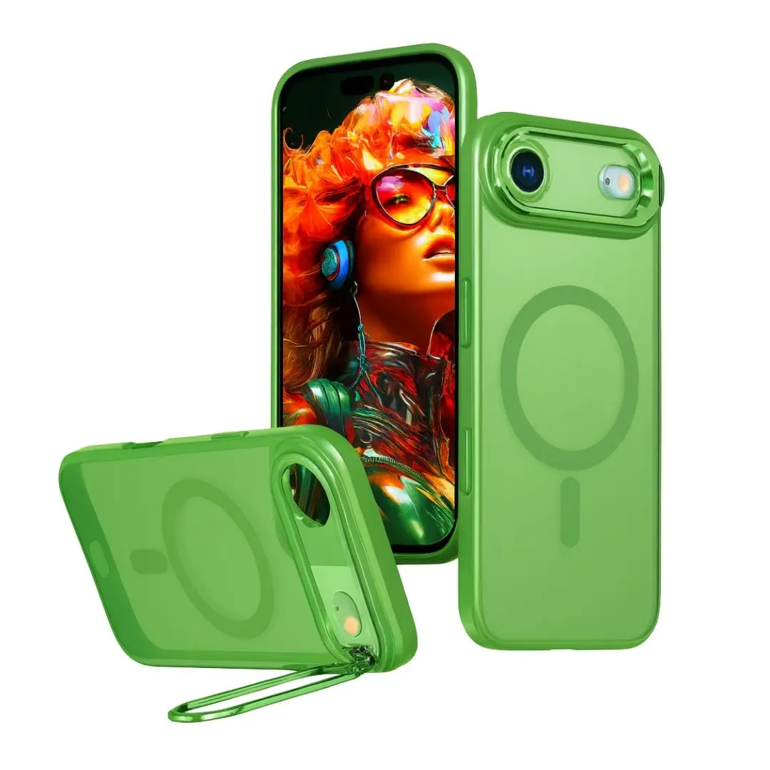 iPhone 17 Air MagSafe Smoke Camera Stand Green