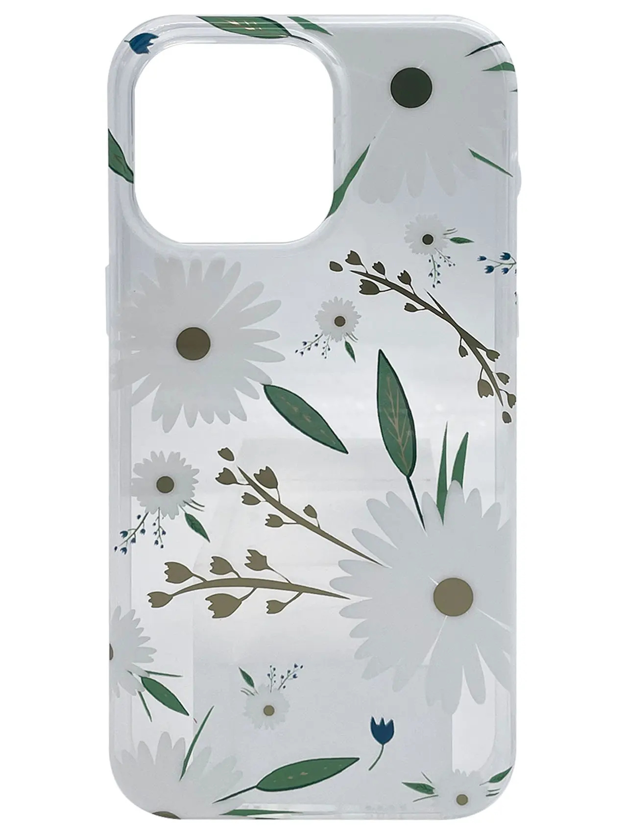 iPhone 15 Pro Max Designed Case White Daisy