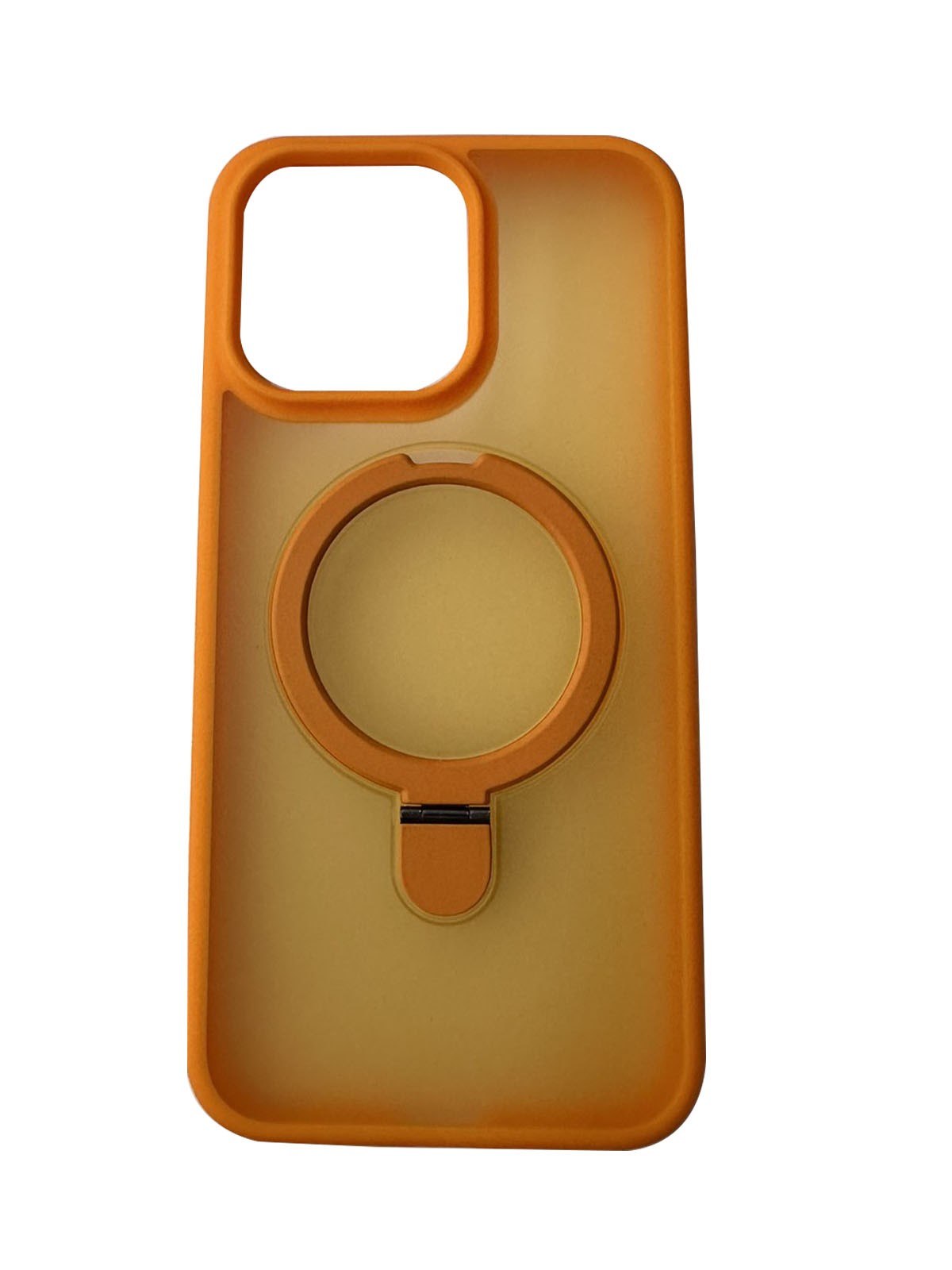 iP14 Pro Max Magsafe Cam Smoke Kickstand Orange