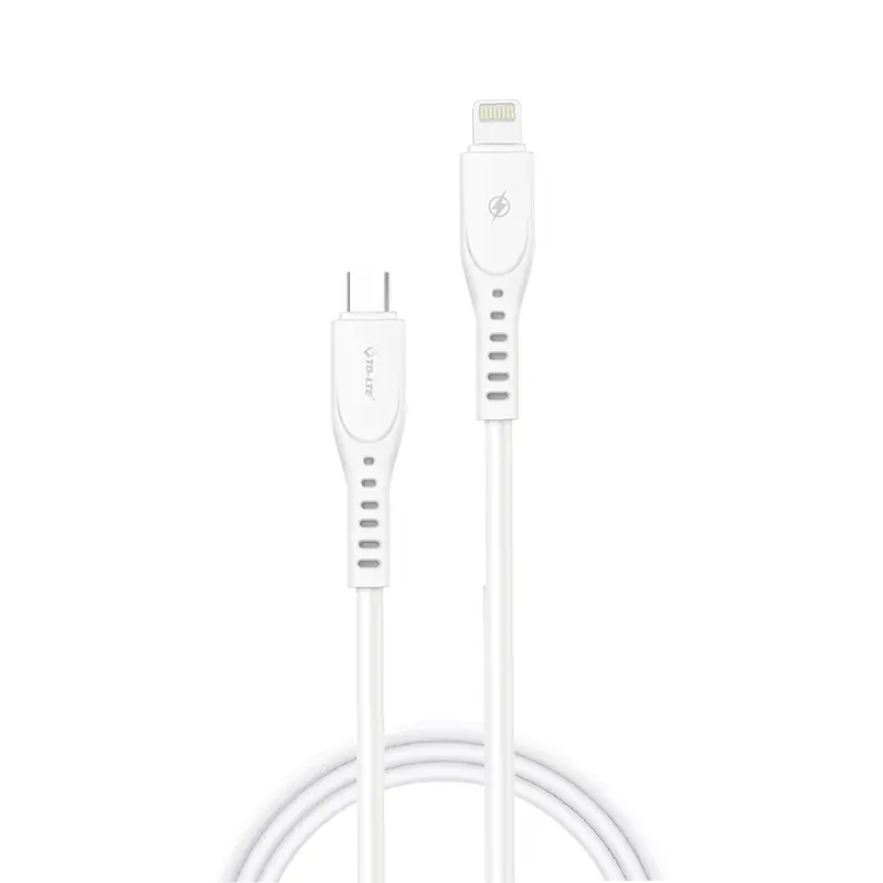 iPhone/IPads_ Data Cable Type C to Lightning TD-CA70 White