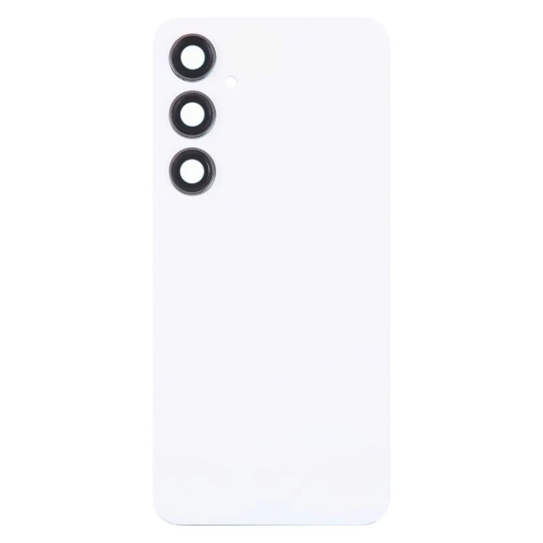 Back Glass Samsung Galaxy S25 Plus with Camera Lens White