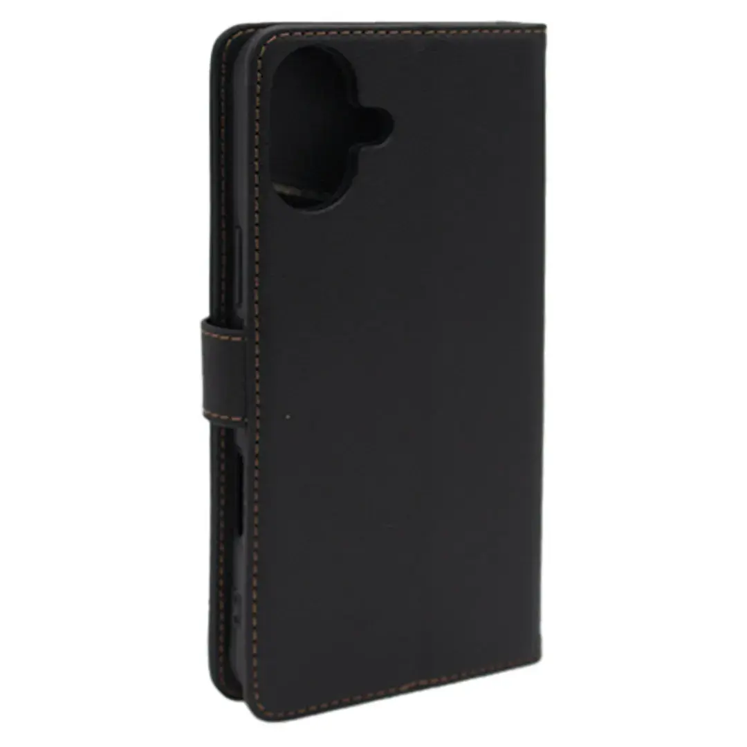 iPhone 17 PU Leather Wallet Case Black