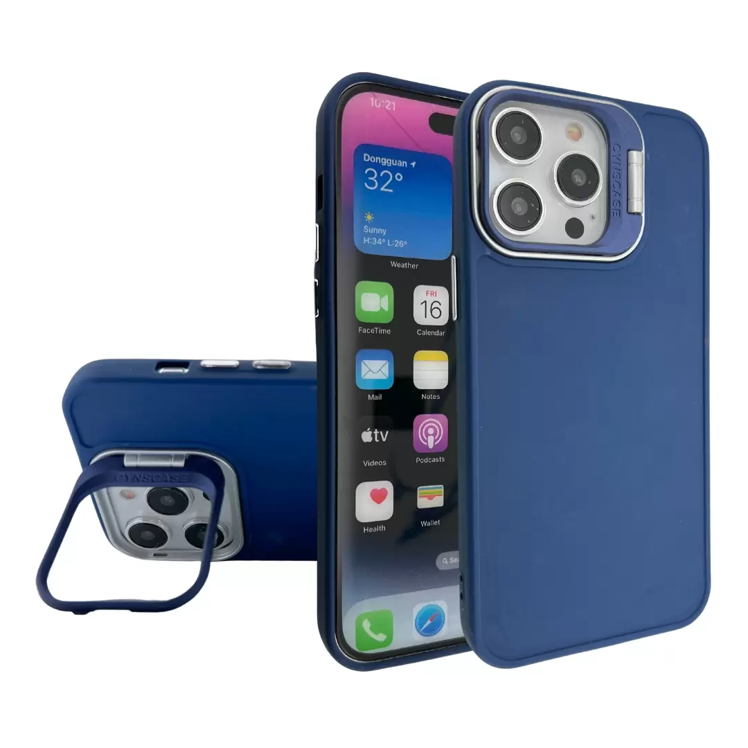 iPhone 13 Pro Camera Stand Eco Case Royal Blue