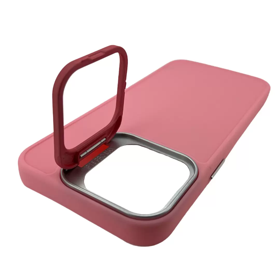 iPhone 13 Pro Max/iPhone 12 Pro Max Camera Stand Eco Case Pink