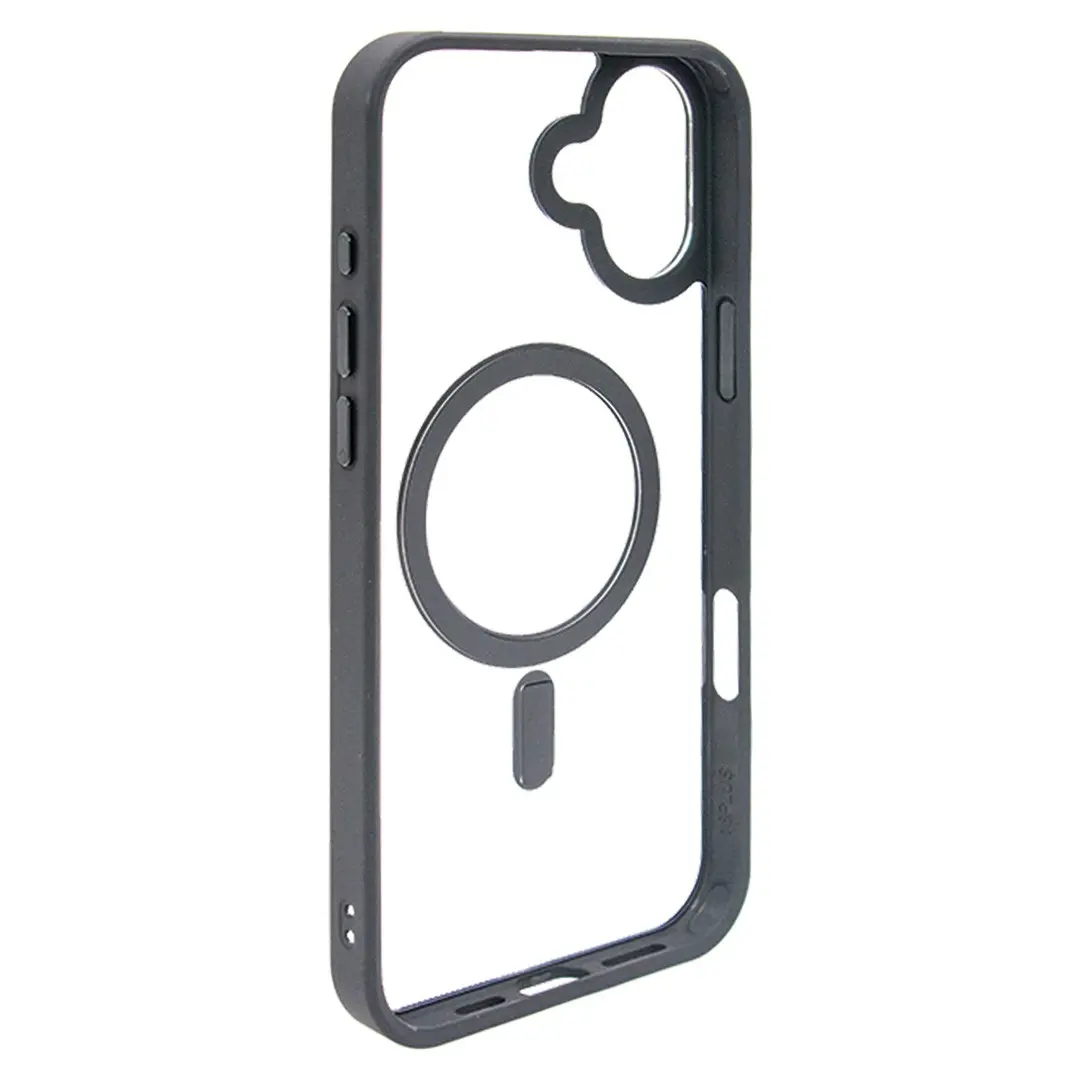 iPhone 16 MagSafe Clear Twotone Black