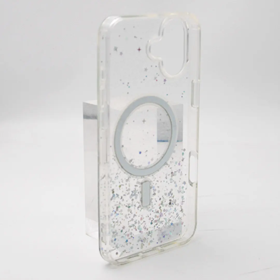 iPhone 16 Bling MagSafe Twotone Eco White