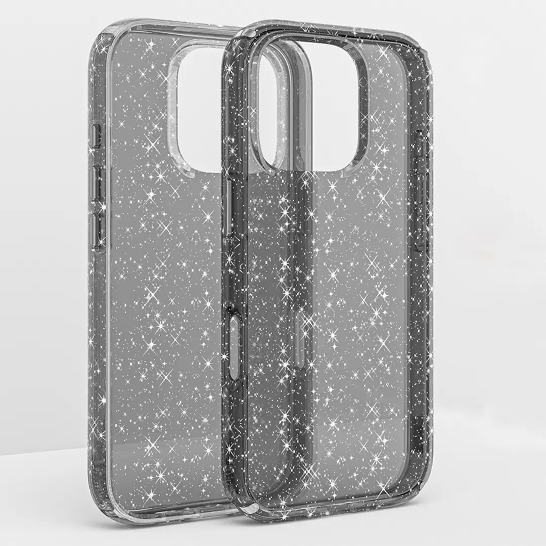 iPhone 11 Pro Fleck Glitter Case Black