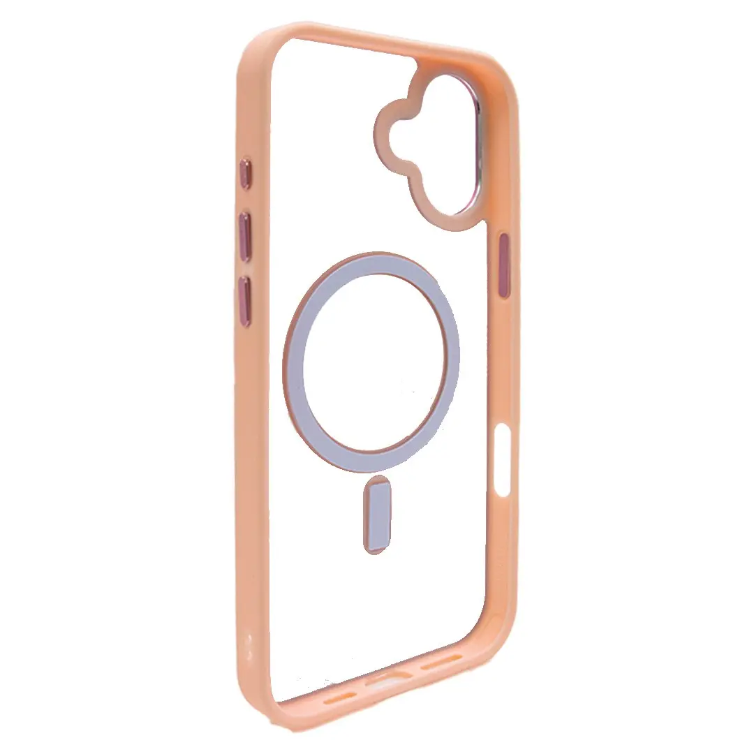 iPhone 16 MagSafe Clear Twotone Rose Gold