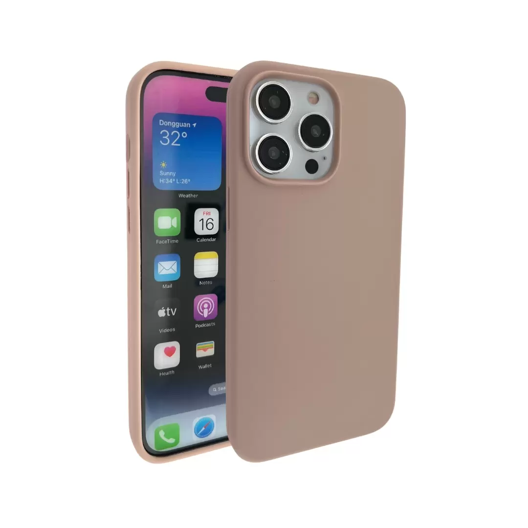 iPhone 15 Plus Soft Touch Silicone Pink