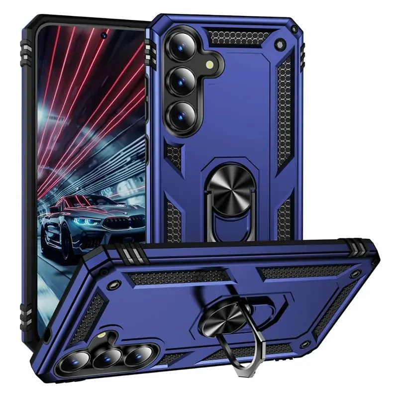 Samsung Galaxy S25 FE 2in1 Ring Stand Case Blue