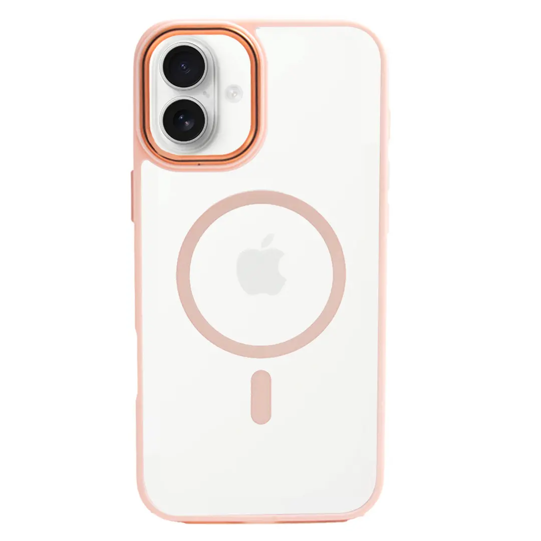 iPhone 16 Plus MagSafe Clear Eco Twotone Rose Gold