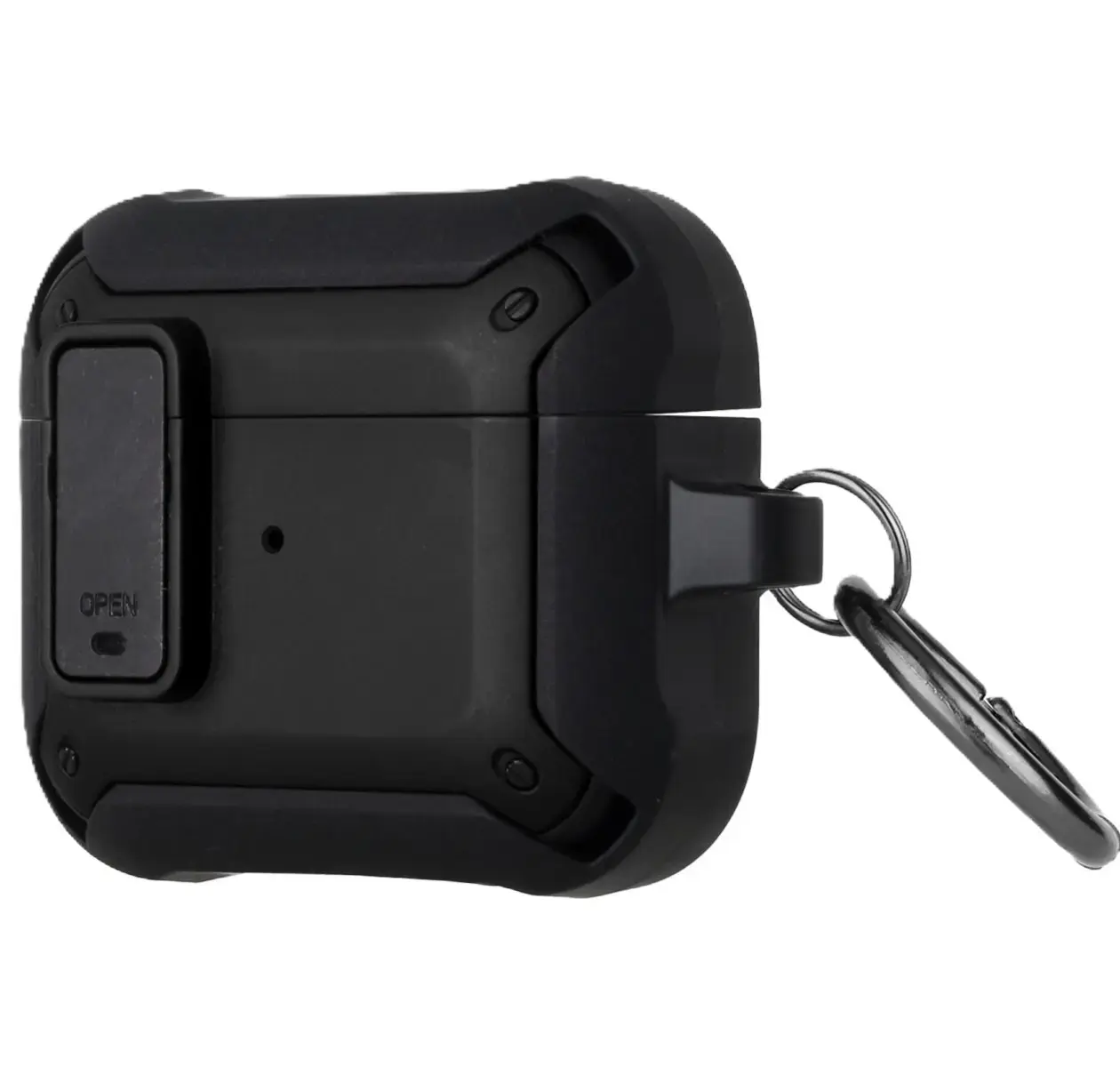Airpods Pro 3 Shock Proof Hybrid with Hook Case Black