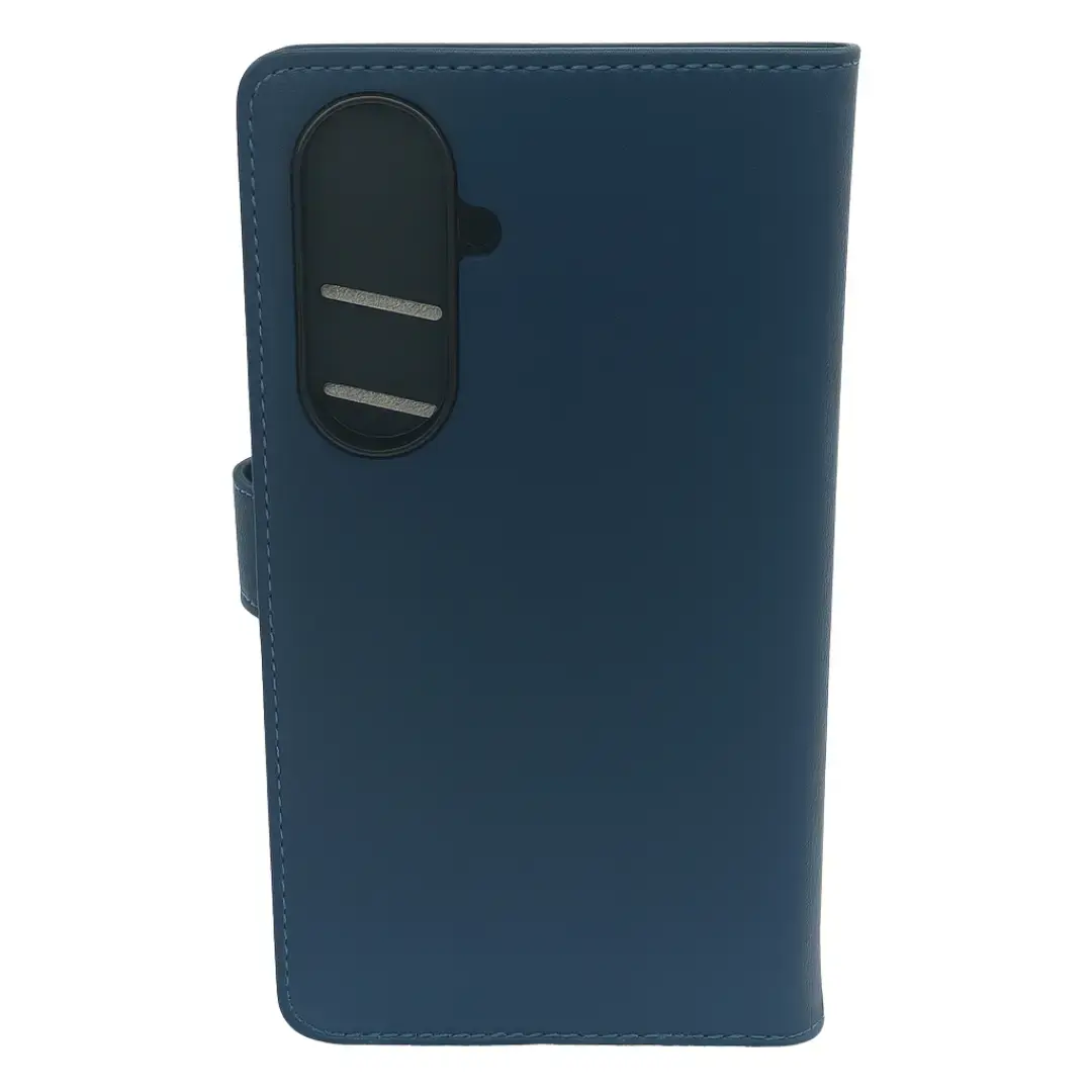 Samsung Galaxy S25 FE PU Leather Wallet Case Blue