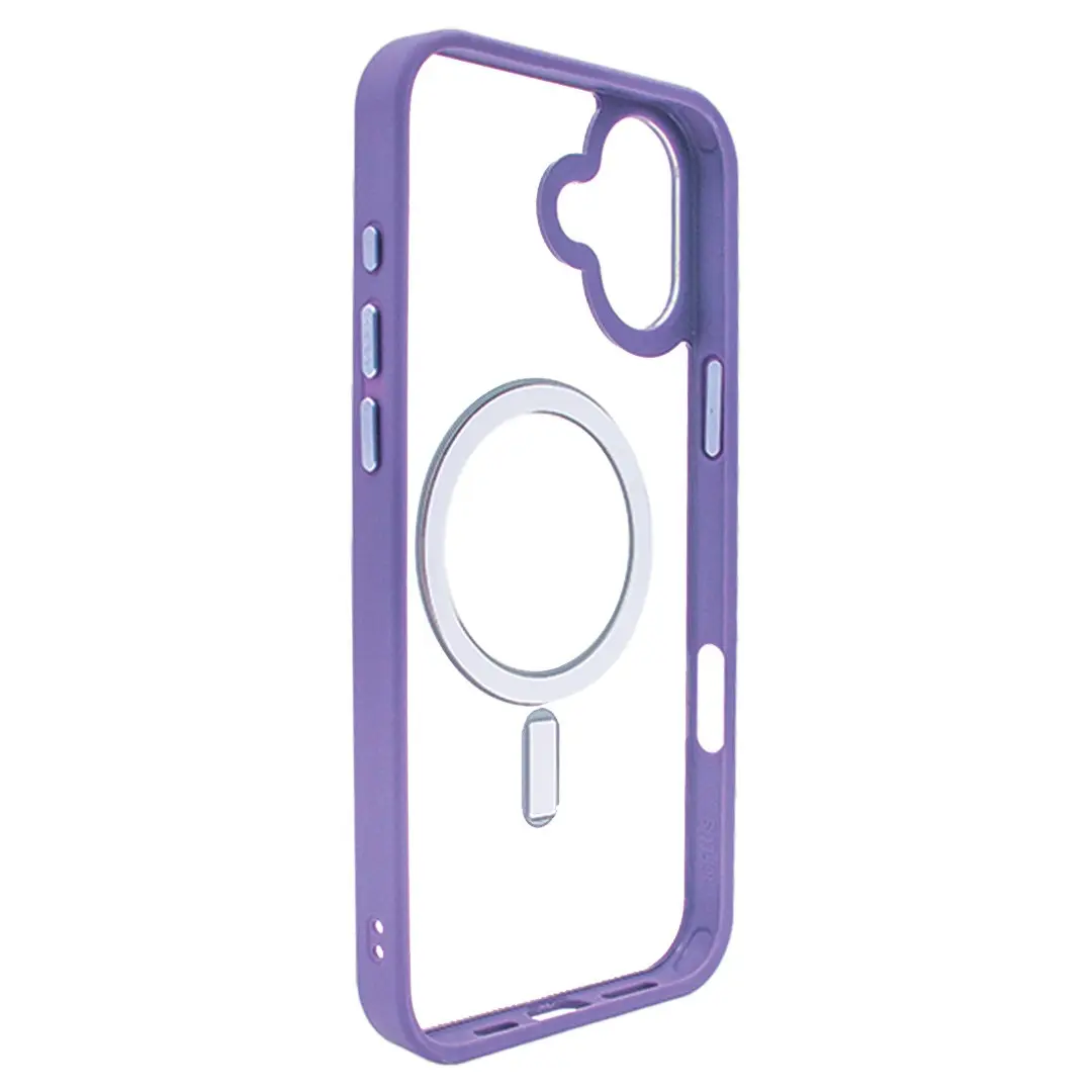 iPhone 16 Plus MagSafe Clear Twotone Purple