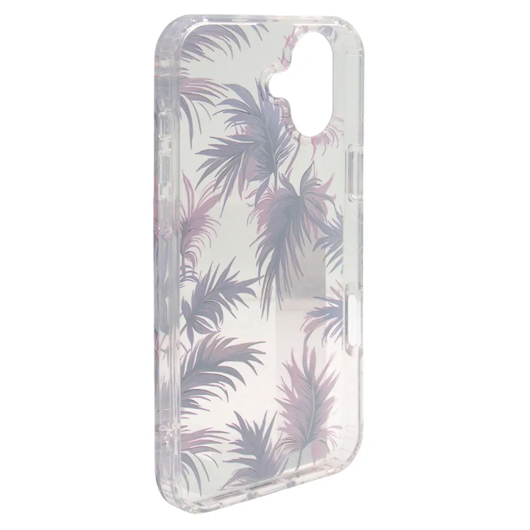 iPhone 16 Designed Case Purple Feather