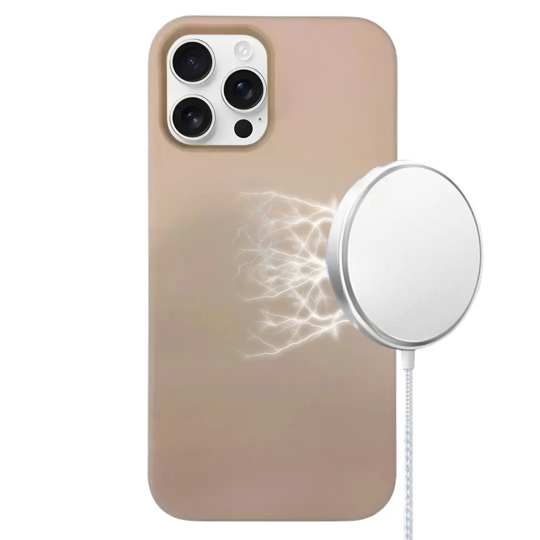 iPhone 12/iPhone 12 Pro Magsafe Soft Touch Case Rose Gold