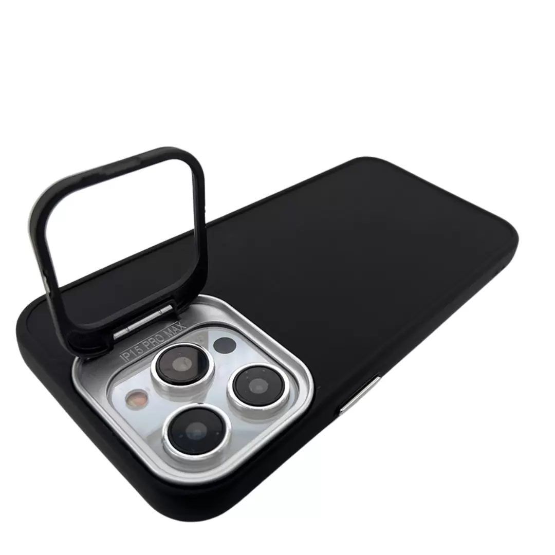 iPhone 14 Pro/iPhone 15 Pro Camera Stand Eco Case Black