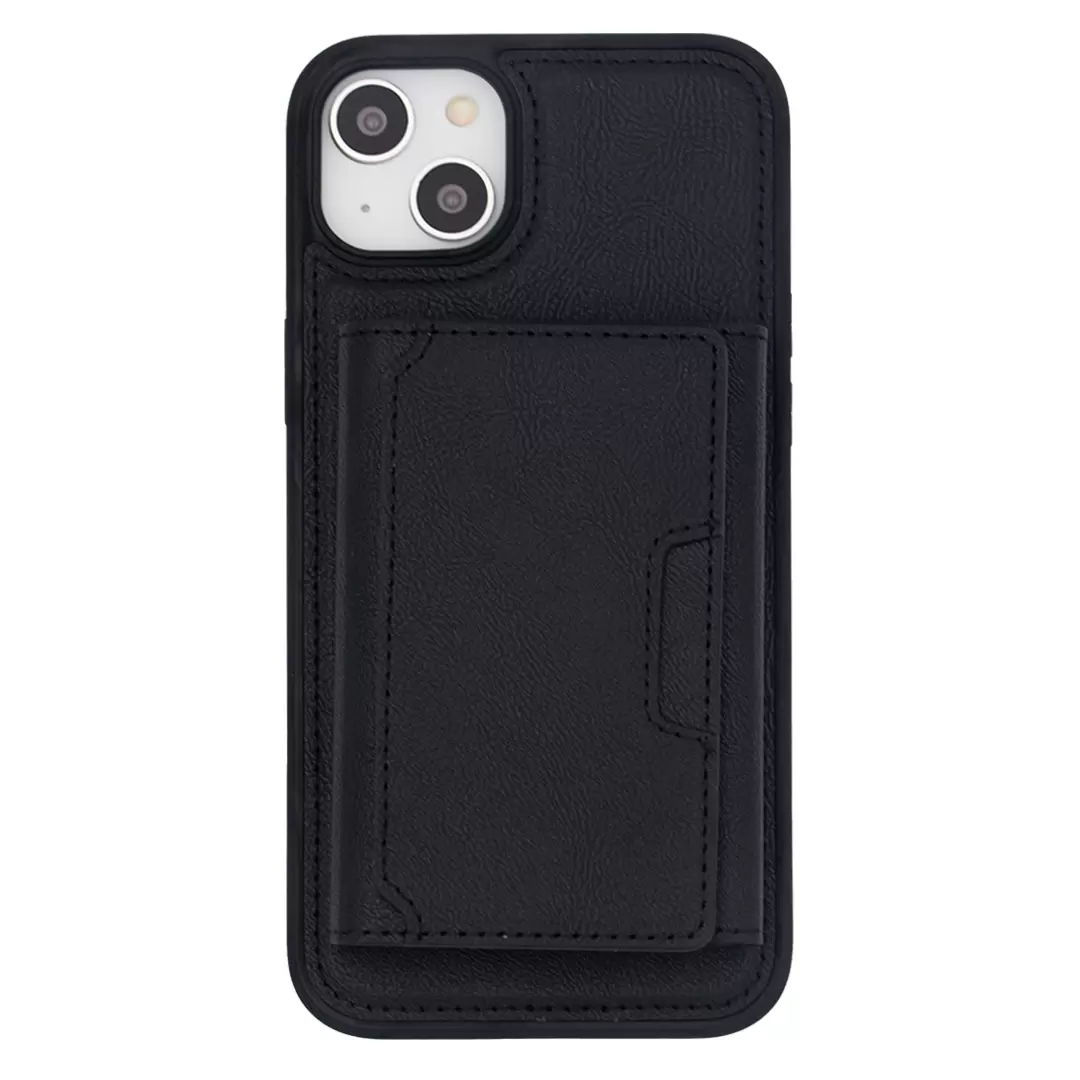 iPhone 16 Pro Modern Card Holder Case Magsafe Detachable Black