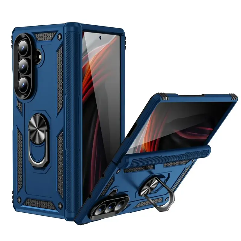 Samsung Galaxy Z Fold 7 2in1 Ring Stand Case Blue