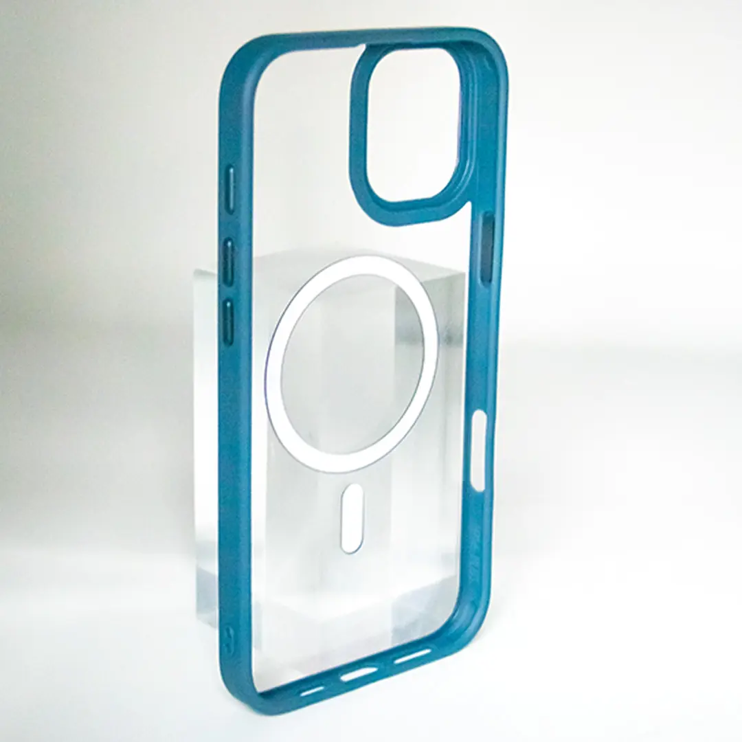 iPhone 16 Plus MagSafe Clear Eco Twotone Blue