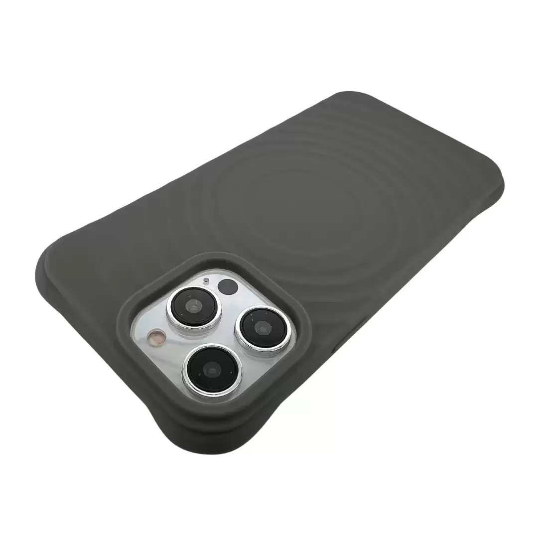 iPhone 15 Plus/iPhone 14 Plus Magsafe Water Ripple Tpu Case Gray