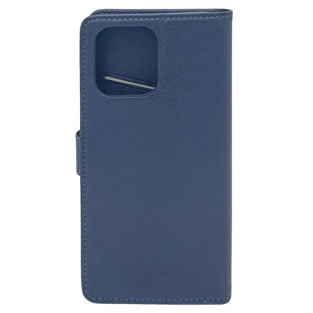 Motorola Moto G 5G 2025 PU Leather Wallet Case Blue