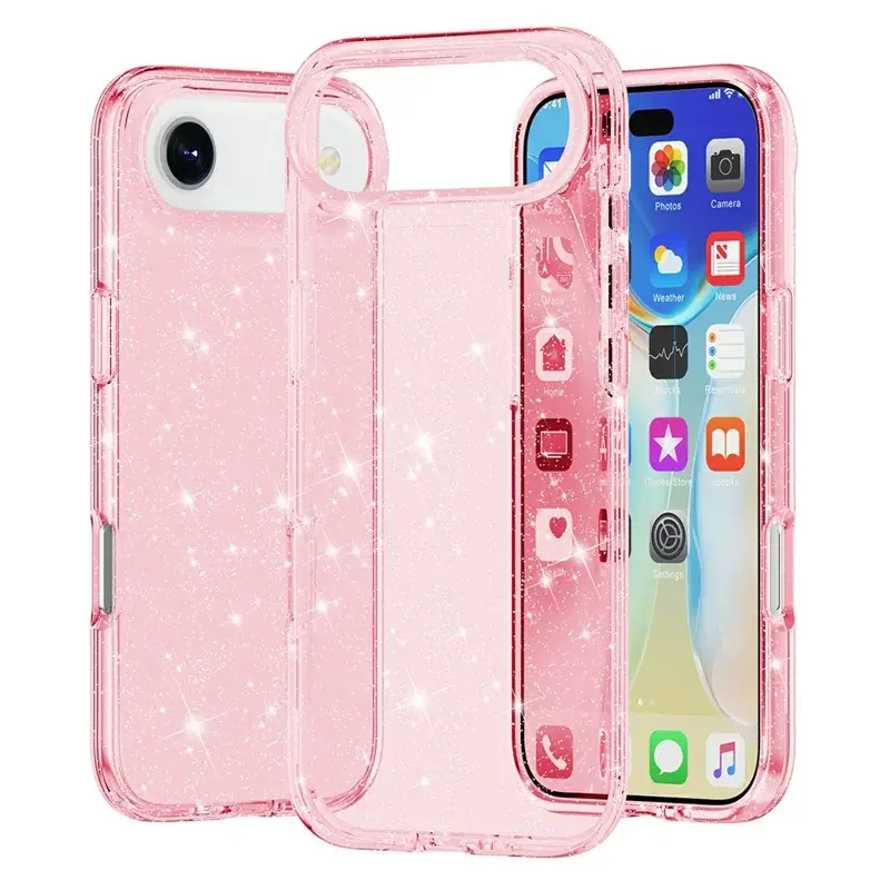 iPhone 17 Air Fleck Glitter Case Pink