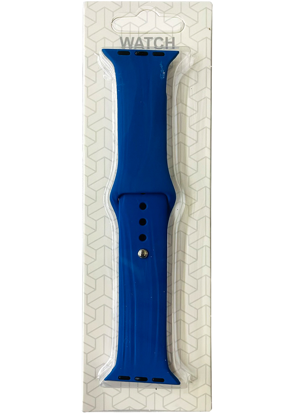Apple Watch Silicon Wrist Belt Solid  Blue - 38-40-41mm
