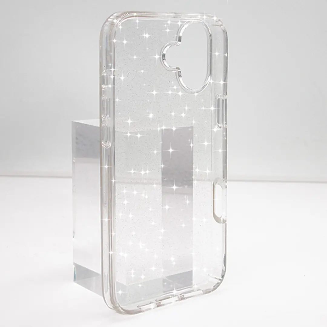 iPhone 16 Fleck Glitter Case Clear