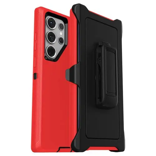 Samsung Galaxy S25 Plus/S24 Plus Screen Case Red Black