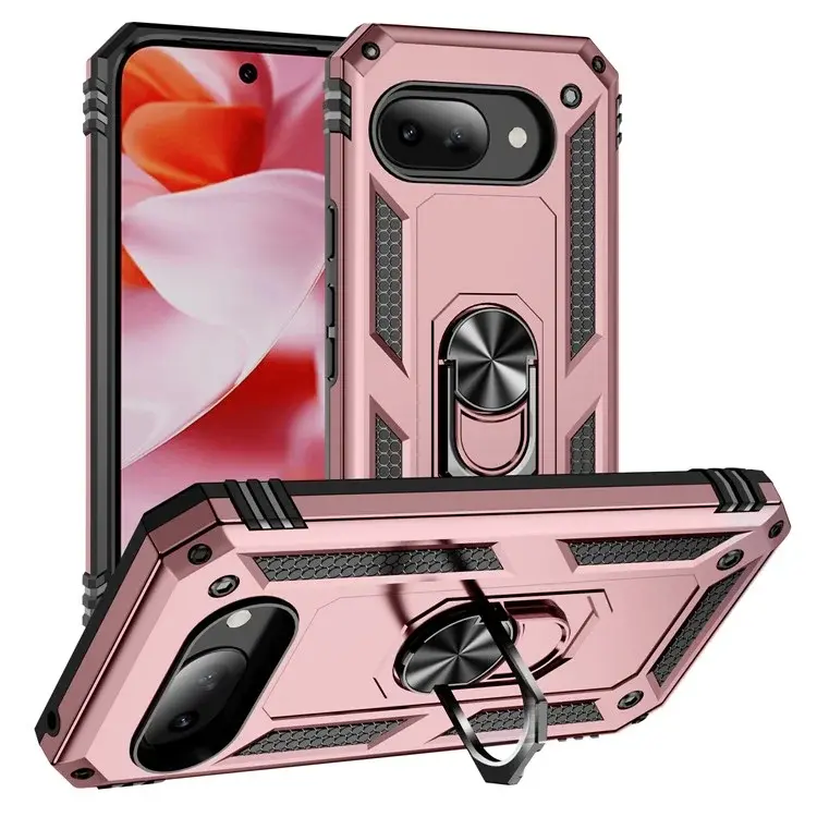Google Pixel 9A 2in1 Ring Stand Case Pink