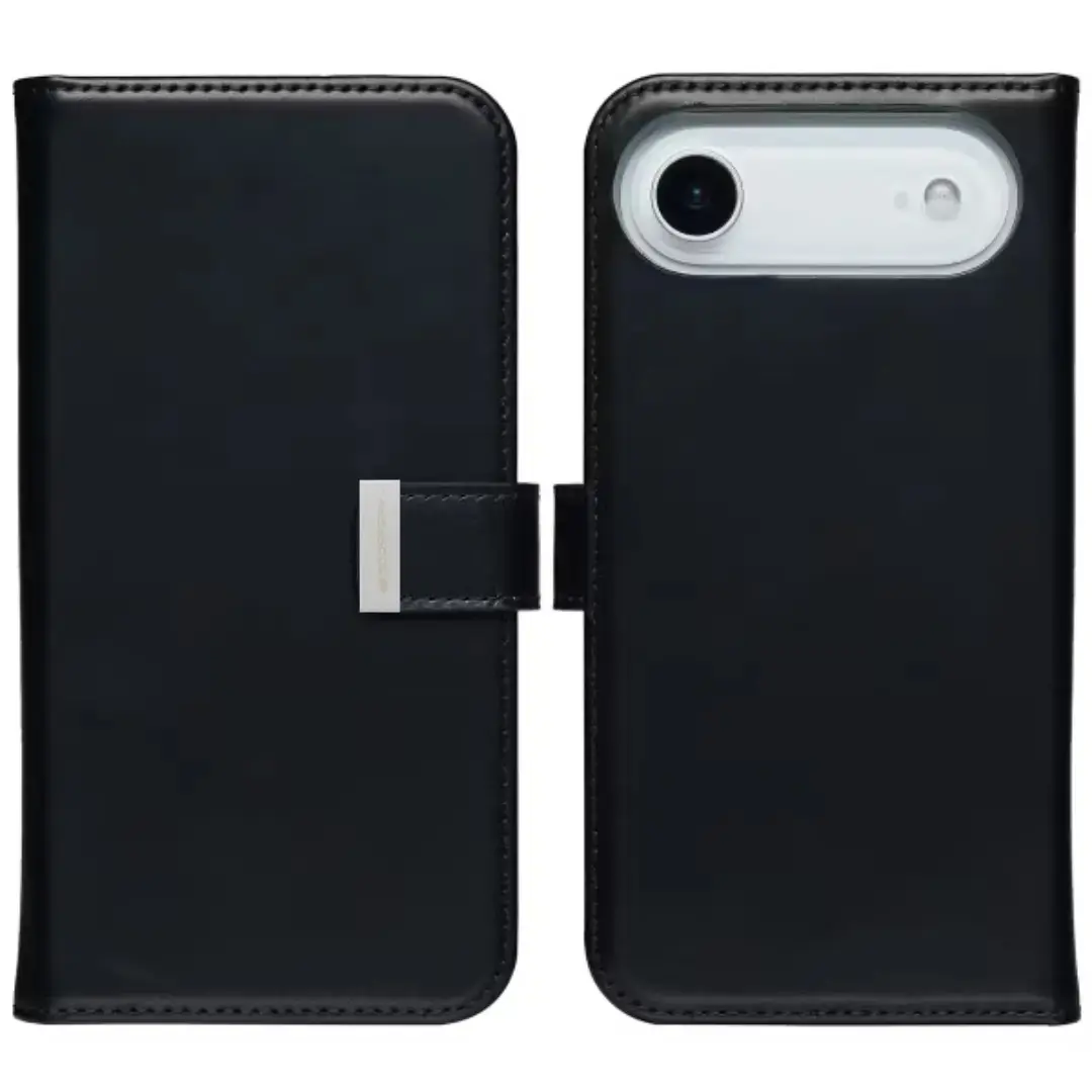 iPhone 17 Air Premio Wallet Case Black