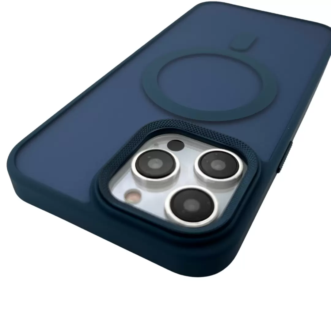 iPhone 14 Pro/iPhone 15 Pro MagSafe Cam Smoke Twotone Eco Royal Blue
