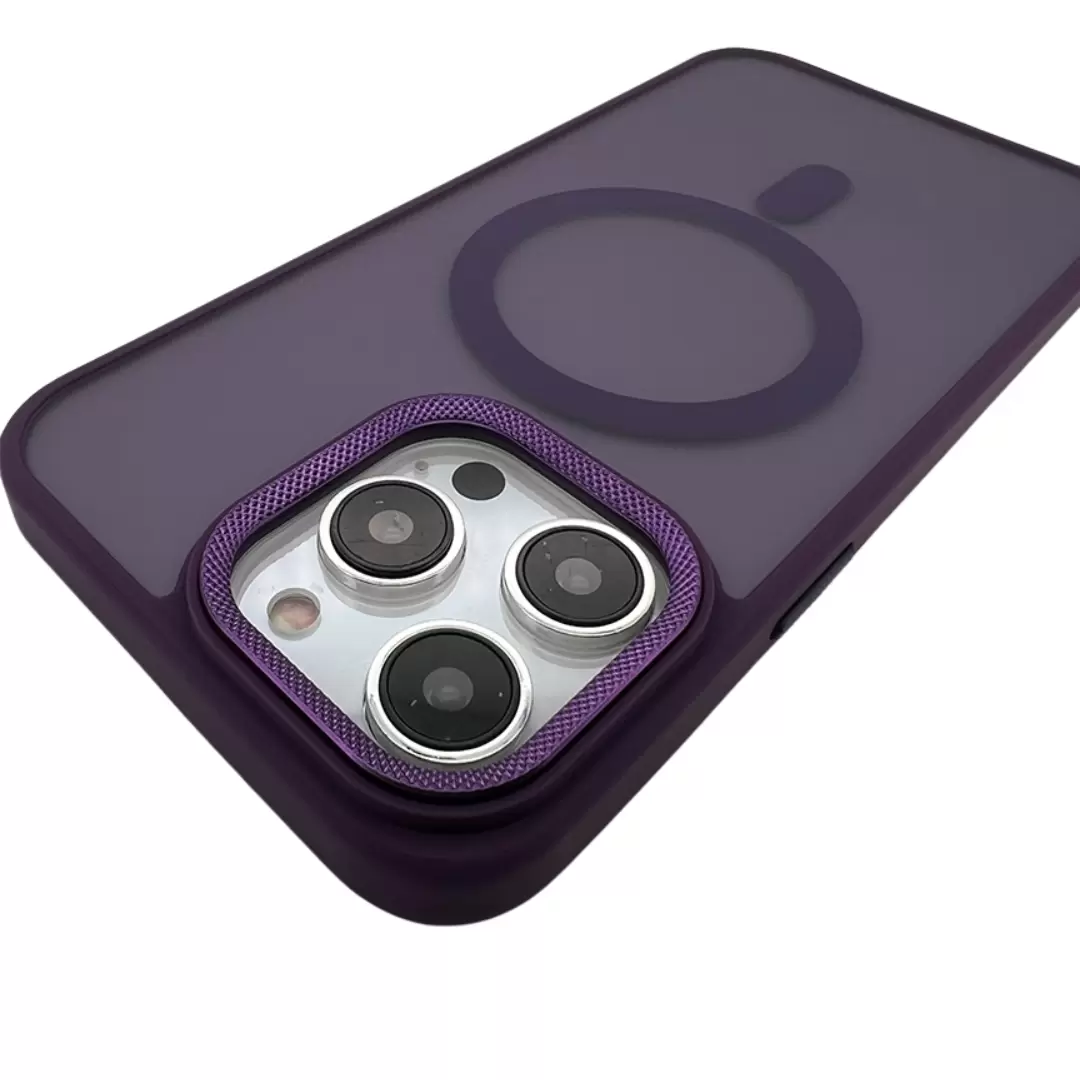 iPhone 15 Pro/iPhone 14 Pro MagSafe Cam Smoke Twotone Eco Dark Purple